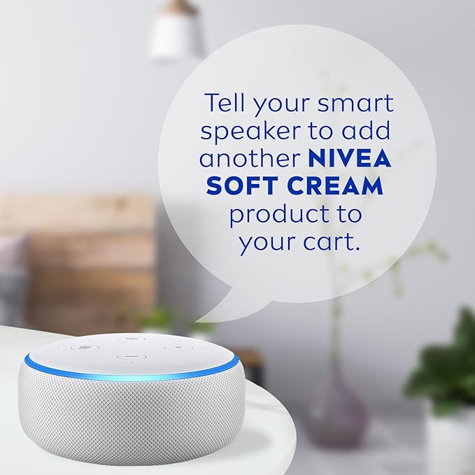 NIVEA Soft Refreshingly Soft Moisturizing Cream for Face, Body and Hands, Lightweight, Non-Greasy, 48-Hour Body Moisturizer with Jojoba Oil and Vitamin E, 6.8 Oz Jar, Pack of 3