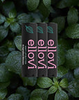 Ellovi Natural Lip Butter Lip Balm - Mint - Pure Enough to Eat - Made With Just 6 Vegan Ingredients - Moisturizing Lip Care for All Day Hydration (3-Pack)