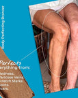BE YOU BODY | Body Leg Perfecting Bronzer | Instant Healthy Waterproof Wash Off Radiant, Sun Free Natural Looking Transfer & Sweat Resistant Glowing Tan | No Orange Skin, No Stink, No Streak.