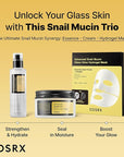 COSRX Snail 96% Mucin Power Essence 2ea & Retinol 0.1% Cream Mini Sample 1ea, Glass Skin Starter Set, Amazon Exclusive, Daily Hydrating & Firming Korean Skin Care Kit, Gift Set