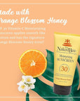 The Naked Bee Vitamin C Face & Body Sunscreen Protection (5.5 Oz) - Suncreen Moisturizing Vitamin C Cream - Sunblock - Sunflower Oil & Aloe with Spf 30