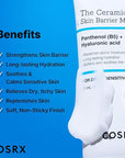 COSRX Ceramide Skin Barrier Moisturizer for Face with 7 Ceramides, Hyaluronic Acid & Panthenol for All Skin Types, 2.7 fl.oz, Korean Skin Care, Stocking stuffers for women