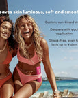 Coco & Eve Sun-kissed Gradual Tanning Lotion - Natural Sunless Moisturizing Tanner with 72H Hydration & Streak-Free, Buildable Glow. Skincare-Infused with Antioxidants and Hyaluronic Acid (6.76 fl oz)