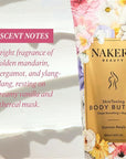 Nakery Skin Toning Body Butter for Women - Firming Body Lotion for Women - Peptide Infused Body Lotion for Crepey & Sagging Skin - Skin Firming Lotion for Neck, Arms & Legs - Summer Petals