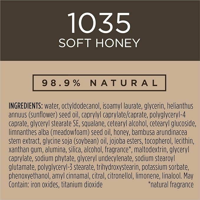 Burts Bees Goodness Glows Liquid Makeup, Soft Honey - 1.0 Ounce (Pack of 2)