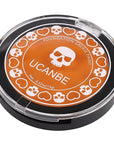 UCANBE Orange Face Body Paint Makeup Foundation, Professional Blendable Cream Greasepaint, Face Painting Kit for Adults Children Halloween Party, SFX Scary Pumpkin Face Makeup, Costume & Cosplay