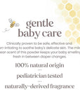 Burt's Bees Baby Dusting Powder, 100% Natural Origin, Talc-Free, Pediatrician Tested, 7.5 Ounces, Pack of 3, Pack May Vary
