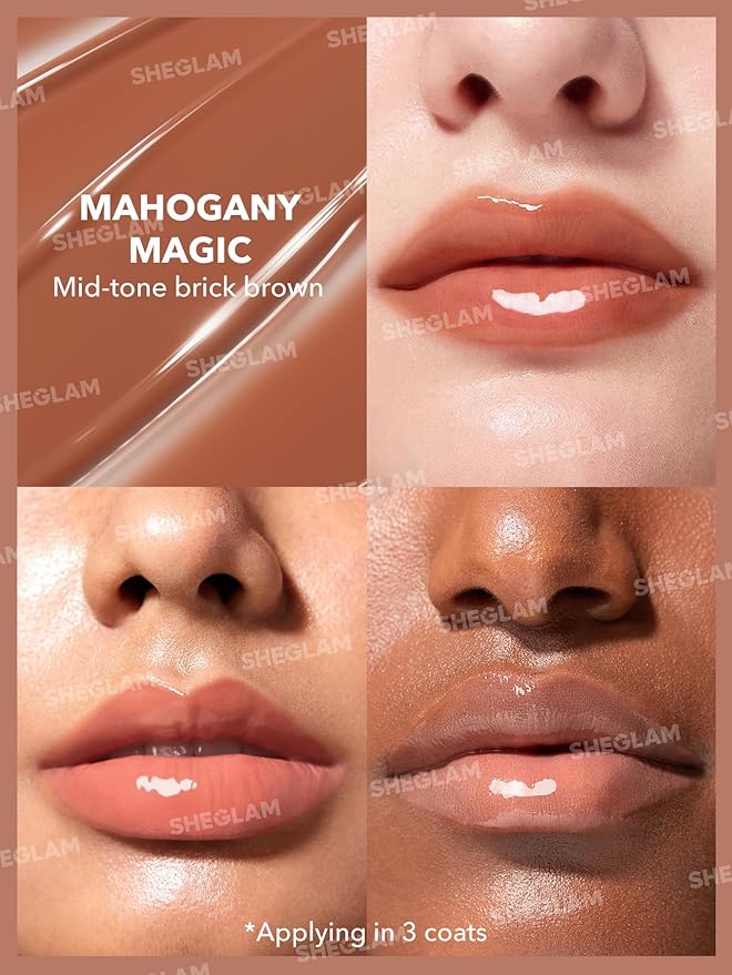 SHEGLAM PoutPerfect Moisturizing Solid Lip Gloss Lipstick - Mahogany Magic