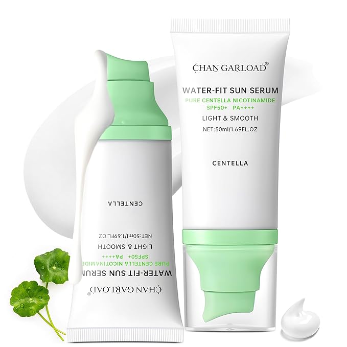 Tinted Sunscreen for Face & Body – Madagascar Centella SPF 50+, Mineral with Tinted Moisturizer, Hyaluronic Acid & Niacinamide, Lightweight Korean Skin Care Sunblock, 50ml