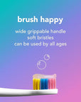 hello Soft Kids Toothbrushes, Unicorn Toothbrush Pack with Wide Handles, Made for Kids of All Ages, BPA-Free, Super Soft Bristles, Gentle on Gums, Tough on Pesky Plaque, 6 Pack