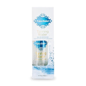 Fake Bake Tanning Water Self Tanner Instant Glow with Hydrating Passion Flower Rejuvenation - Natural Looking Sunless Bronzing for Women & Men - Professional Mitt For Easy Application - 6.7 oz, All