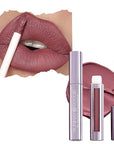 Runway Rogue Velvet Glam Liquid Lipstick, Almost-Matte Faded Mauve Lipstick with a Hint of Plum, ‘Glam Squad’