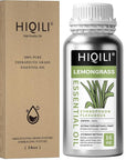 HIQILI 16 Fl Oz Lemongrass Essential Oil, 100% Pure Natural Undiluted for Diffuser, Hair