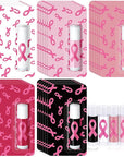 30 Pack Breast Cancer Awareness Accessories Gifts Bulk Lip Balms Favors Pink Ribbon Lip Balms Favors Breast Cancer Awareness Month Support Party Items Decorations for Women Men Survivors
