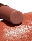 Oulac Color Rich Satin Lipstick - Medium Brown Full Coverage Lip Color, Creamy Silky-Smooth, Moisturizing, Satin Matte Finish, Infused With Shea Butter, Vegan & Clean Beauty, 4g, SG15 Barbara