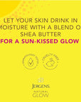 Jergens Natural Glow In Shower Lotion, Self Tanner for Fair to Medium Skin Tone, Sunless Tanning Wet Skin Lotion for Gradual, Flawless Color, 7.5 Ounce, Pack of 2