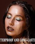Boobeen Eyeshadow Pencil Crayon Waterproof Stick Shimmer Cream Pen - Create Glitter Eye Makeup, Easy to Use (01#)