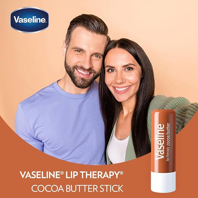 Vaseline Lip Therapy Variety 4-Pack, Moisturizing Lip Balm with Vitamin E, 0.16 Oz Ea