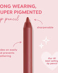 ColourPop Lippie Lip Pencil - High-Pigment, Long-Lasting Lip Liner - Sharpenable Lip Liner Pencil for High-Impact Lip Color - Vegan, Cream Formula with Precise Application - Love Bug (0.04 oz)