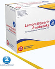Dynarex lemon-glycerin swabsticks, pleasant tasting