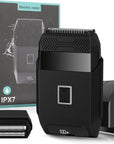 Suttik Electric Razor Foil Shavers for Men, Compact Electric Face Shaver, Portable Travel Shaver, Waterproof, Black