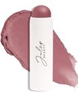 Julep Skip The Brush Cream to Powder Blush Stick - Muted Mauve - Blendable and Buildable Color - 2-in-1 Blush and Lip Makeup Stick