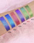 AMY'S DIARY Duochrome MultiChrome Chameleon Green Liquid Metallic Eyeshadow, High-Impact Multi-Dimensional Finish,Deep green Silky Smooth and High Pigment Holographic Glitter Eyeshadow Makeup (02#)