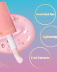 Juvia's Place Magic Lip Oil - Watermelon - Smooth, Hydrating with Vitamin E for Soft, Glossy, Juicy Lips - Infused with Fruit Extracts - Tinted, Shimmering, Lightweight & Non-sticky Lip Oil for Summer