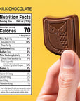 AWAKE - Caffeinated Chocolate Bites - Milk Chocolate, 50 Bites - 50mg Caffeine - Individually Wrapped Energy Bites - Coffee Alternative - Fairtrade, Gluten Free, Non GMO - 0.48oz
