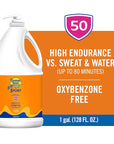 Banana Boat Sport SPF 50 Sunscreen Lotion, 128oz | Banana Boat Sunscreen SPF 50 Lotion, Oxybenzone-Free, 128oz (Pack of 1)