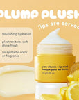 Saturday Skin Yuzu Vitamin C Lip Mask Overnight Lip Sleeping Mask Moisturizing For All Skin Types Softer & Smoother Pout Lip Balm Hydrating Infused with Vitamin B5 Non-Sticky, Vegan & Cruelty-Free