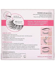 KISS Lash Couture LuXtensions Collection False Eyelashes, Flat Lash Technology, Super Slim Lash Band, Real Lash Extension Fibers, Reusable, Contact Lens Friendly Strip Lashes, Style 'Velvet', 1 Pair