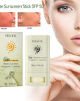 Sun Stick, Matte Sunscreen Stick, Face Sunscreen SPF 50, Body Sunscreen Stick, Travel Size Sunscreen For Women - 0.63 oz