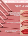 evpct 6Pcs Retractable Lip Liner Pencils Set Pack for Shaping & Sculpting Lips, Ruby Mauve Red Rose Nude Pink Plum Purple Taupe Brown Creamy Matte Gel Lip Liner Lipliners Pencil delineador de labios