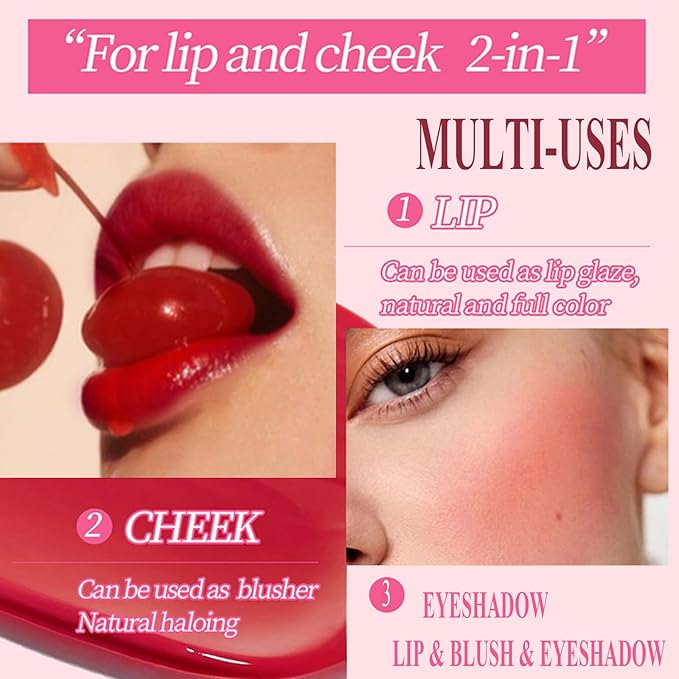 6PCS Fat Oil Lip Gloss Mini,Small Brush Head Hydrating Transparent Lip Glow Oil for Women Moisturizing Tinted Lip Plumper Gloss Longlasting Non-sticky