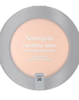 Neutrogena Healthy Skin Pressed Makeup Powder Compact with Light 20,. 34 oz