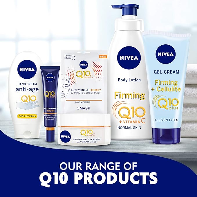 NIVEA Q10 Energy Healthy Glow Face Day Cream (50 ml), Energising Day Cream, Face Cream for Women, Moisturising Cream, Face Cream with Q10, Vitamin C, and Vitamin E