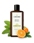 Cremo Body Wash Men, A Revitalizing Combination of Bright Mandarin, Dry Herbs and White Cedar, 16 Fl Oz
