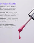 Wonderskin Lip Oil Rehab Serum - Tinted Lip Oil, Hydrating, Moisturizing, and Non-Sticky Deep Red Tint Serum for Dry Lips (Honey)