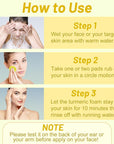 120 pads turmeric cleansing pads
