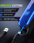 SUPRENT Hair Clippers for Men, Cordless Hair Clippers Set with Type-C Rechargeable, 7000 RPM Powerful Haircutting Clippers