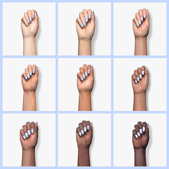 essie Salon-Quality Nail Polish, 8-Free Vegan, Cornflower Blue, Bikini So Teeny, 0.46 fl oz
