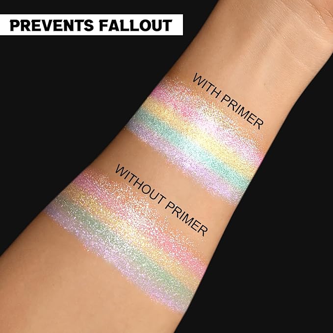 FOCALLURE Eyeshadow Primer, Shimmer Base Gel, lightweight formula, Long-Lasting Eye Makeup Primer, Waterproof Eyelid Base for All Skin Types, 0.03oz