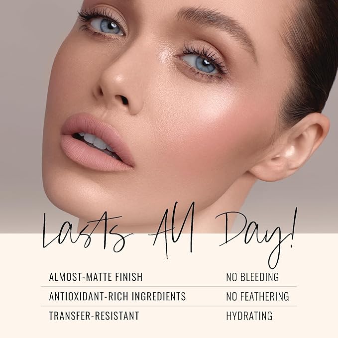 Runway Rogue Velvet Glam Liquid Lipstick, Almost-Matte Soft Nude Lipstick with a Touch of Blush, ‘Minimalist’