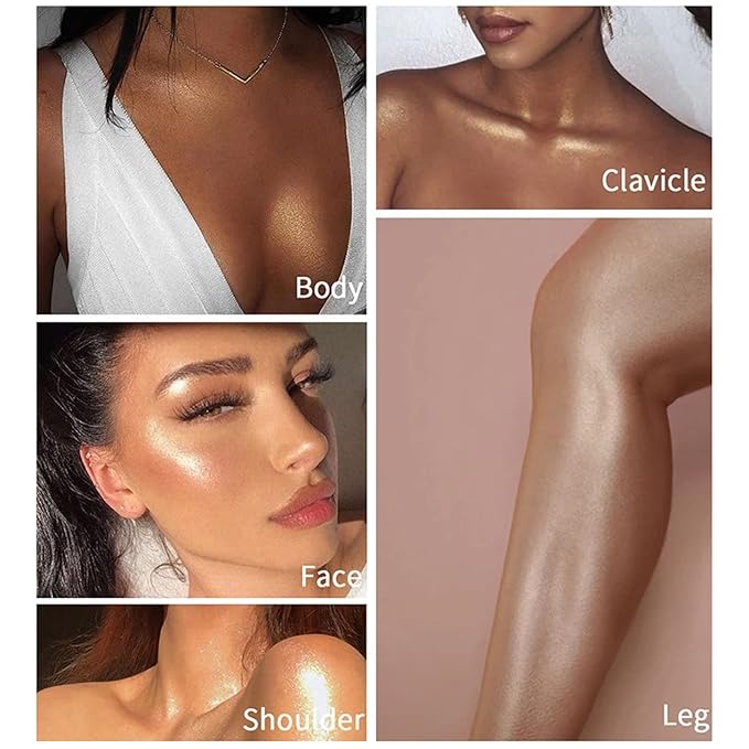 AKARY Liquid Highlighter Makeup for Face Body, Contour