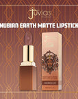 Juvia's Place Nubian Earth Matte Lipstick Morocco - Hydrating, Long-lasting, Richly Pigmented Lip Makeup, Creamy Lipstick with Matte Finish, Beauty & Lip Care Product