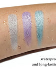 Boobeen 3PCS Cream Eyeshadow Pencil Crayon Waterproof Brightener Stick Shimmer Pen Create Glitter Eye Makeup, Easy to Use