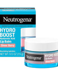 Neutrogena Hydro Boost Hyaluronic Acid Lip Balm, Nourishing Vitamin E Leaves Lips Feeling Hydrated, Sheer Pink Tinted Color with a Sweet Berry Flavor, Sheer Berry, 0.5 oz