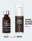L'Oreal Paris True Match Super-Blendable Foundation, Medium Coverage Liquid Foundation Makeup, C12, Deep, 1 Fl Oz