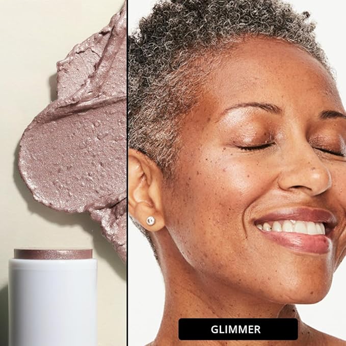 Boomstick Trio ® Rose Nude 3 Pack Cream Blush Makeup - Rose Nude Blush Stick, Highlighter Stick & Moisturizer for Cheeks, Eyes & Lips - Boom Sticks by Cindy Joseph for Older Women